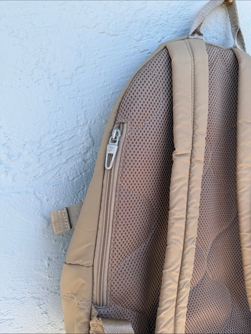 Gymshark Tan Everyday Backpack with Multiple Pockets - Picture 7 of 10